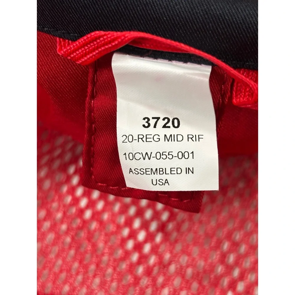Vintage DHL‎ Service Wind Jacket Men M Red Yellow Mesh Lined Hood Activewear EUC